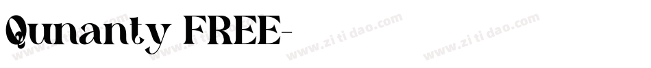 Qunanty FREE字体转换